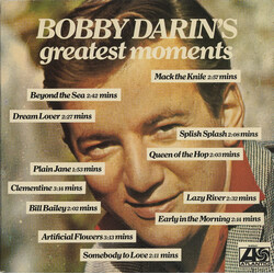 Bobby Darin Bobby Darin's Greatest Moments Vinyl LP USED
