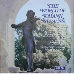 Johann Strauss Jr. / Wiener Philharmoniker / Willi Boskovsky The World Of Johann Strauss Vinyl LP USED