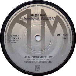 Andy Fairweather-Low Reggae Tune USED VINYL 7INCH SINGLE