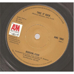 Hudson-Ford Take It Back Vinyl 7" USED