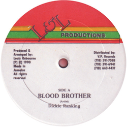Dicky Ranking Blood Brother Vinyl 12" USED