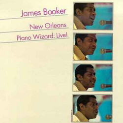 James Booker New Orleans Piano Wizard: Live! Vinyl LP USED