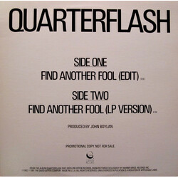 Quarterflash Find Another Fool Vinyl 12" USED