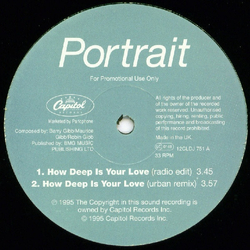 Portrait How Deep Is Your Love Vinyl 12" USED