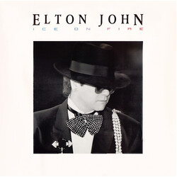 Elton John Ice On Fire Vinyl LP USED