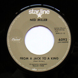Ned Miller From A Jack To A King / Do What You Do, Do Well USED VINYL 7INCH 45 RPM SINGLE
