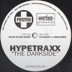Hypetraxx The Darkside USED VINYL 12INCH 33 S RPM PROMO