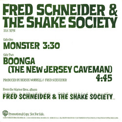 Fred Schneider & The Shake Society Monster VINYL 12" USED