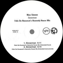 Nina Simone Sinnerman USED VINYL 12INCH PROMO