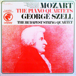 Wolfgang Amadeus Mozart / George Szell / Budapest String Quartet The Piano Quartets Vinyl LP USED