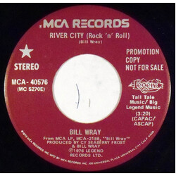 Bill Wray River City (Rock 'n' Roll) USED VINYL 7INCH PROMO STEREO