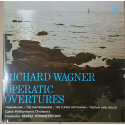 Richard Wagner / The Czech Philharmonic Orchestra / Franz Konwitschny Operatic Overtures Vinyl LP USED