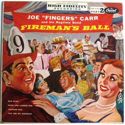 Joe "Fingers" Carr And His Ragtime Band Fireman's Ball Part 2 USED VINYL 7INCH 45 RPM EP