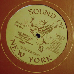 Indeep Last Night A D.J. Saved My Life USED VINYL 12INCH 33 S RPM SINGLE REISSUE