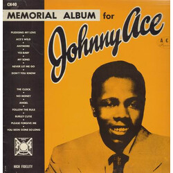 Johnny Ace Memorial Album For Johnny Ace Vinyl LP USED