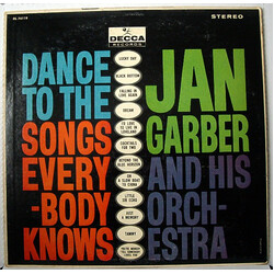 Jan Garber And His Orchestra Dance To The Songs Everybody Knows Vinyl LP USED