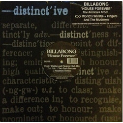 Billabong House Forever (The Remixes) USED VINYL 12INCH 33 S RPM