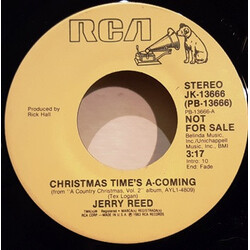 Jerry Reed Christmas Time's A-Coming USED VINYL 7INCH 45 RPM SINGLE PROMO