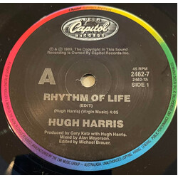 Hugh Harris Rhythm Of Life USED VINYL 7INCH 45 RPM SINGLE STEREO
