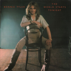 Bonnie Tyler The World Starts Tonight Vinyl LP USED