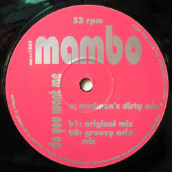 Mambo Do You Want Me USED VINYL 12INCH 33 S RPM