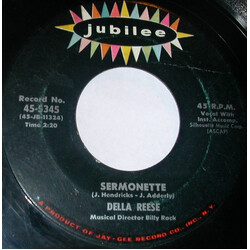 Della Reese Sermonette USED VINYL 7INCH 45 RPM