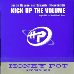 Justin Bourne & Dynamic Intervention Kick Up The Volume USED VINYL 12INCH