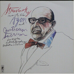 Igor Stravinsky / Los Angeles Festival Symphony Orchestra Stravinsky Conducts His Agon And Canticum Sacrum Vinyl LP USED