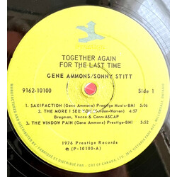 Gene Ammons / Sonny Stitt Together Again For The Last Time Vinyl LP USED