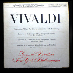 Antonio Vivaldi / Leonard Bernstein / The New York Philharmonic Orchestra Vivaldi Four Concertos Vinyl LP USED