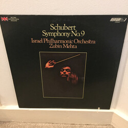 Franz Schubert / Israel Philharmonic Orchestra / Zubin Mehta Symphony No.9 Vinyl LP USED
