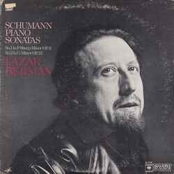 Robert Schumann / Lazar Berman Piano Sonatas Vinyl LP USED