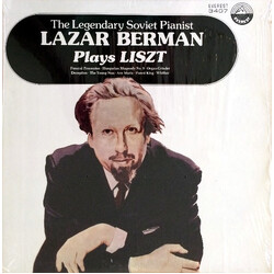 Lazar Berman The Legendary Soviet Pianist Lazar Berman Plays Liszt Vinyl LP USED