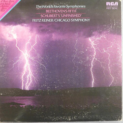 Ludwig van Beethoven / Franz Schubert / Fritz Reiner / The Chicago Symphony Orchestra The World's Favorite Symphonies:  No.5 / "Unfinished" Vinyl LP U