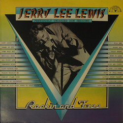 Jerry Lee Lewis Rockin' And Free (Previously Unissued Sun Sessions) Vinyl LP USED