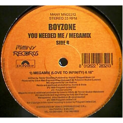 Boyzone You Needed Me / Megamix USED VINYL 12INCH 33 S RPM