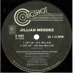 Jillian Mendez Get Up VINYL 12" USED