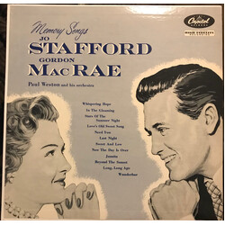 Jo Stafford / Gordon Macrae Memory Songs Vinyl LP USED