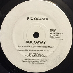 Ric Ocasek Rockaway USED VINYL 7INCH 45 RPM SINGLE PROMO