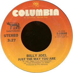 Billy Joel Just The Way You Are VINYL 7" USED