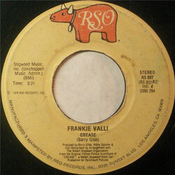 Frankie Valli / Gary Brown (2) Grease USED VINYL 7INCH 45 RPM SINGLE STYRENE
