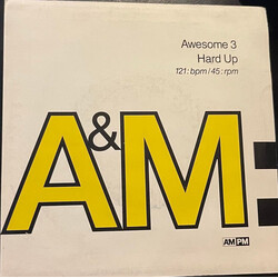 Awesome 3 Hard Up USED VINYL 7INCH 45 RPM