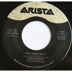 Linda Davis Love Didn't Do It USED VINYL 7INCH 45 RPM SINGLE