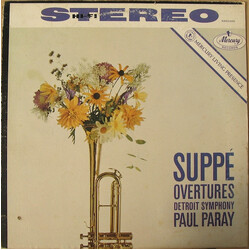 Franz von Suppé / Detroit Symphony Orchestra / Paul Paray Overtures Vinyl LP USED