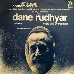 Dane Rudhyar / Kronos Quartet Advent / Crisis And Overcoming Vinyl LP USED
