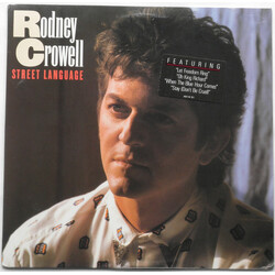 Rodney Crowell Street Language Vinyl LP USED