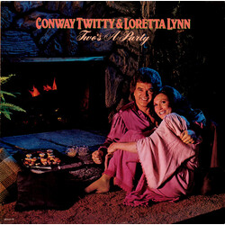 Conway Twitty & Loretta Lynn Two's A Party Vinyl LP USED