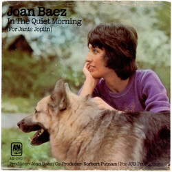 Joan Baez In The Quiet Morning (For Janis Joplin) USED VINYL 7INCH 45 RPM PROMO STEREO MONO