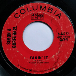 Simon & Garfunkel Fakin' It USED VINYL 7INCH 45 RPM SINGLE