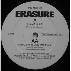 Erasure Drama! Vinyl 12" USED